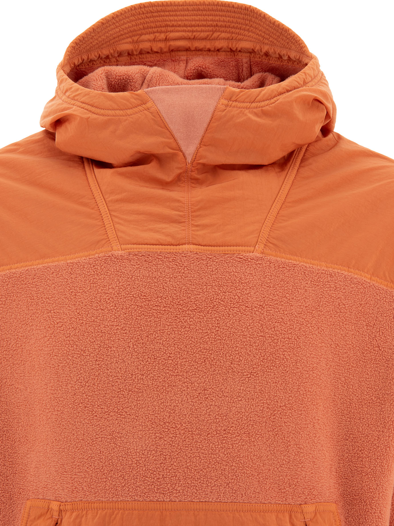 STONE ISLAND Orange Shepa hoodie